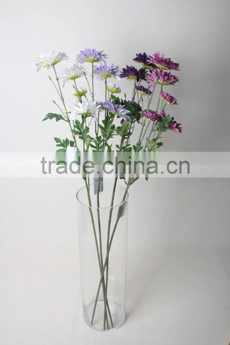 White Decorative Artifial Gerbera flower for landscaping decoration