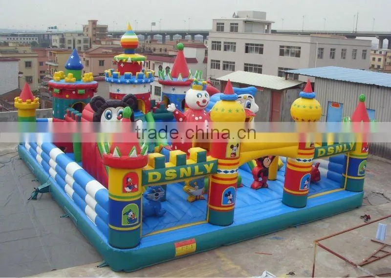 (CH-22177) INFLATABLE JUMPING , CHILDREN USE TIGER INFLATABLE JUMP BED