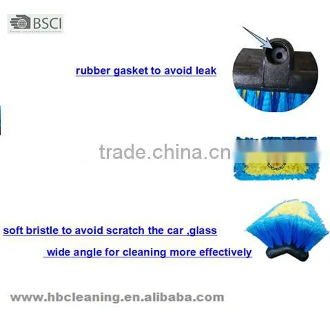 3meter truck washing brushes cleaning for truck, wash brush for solar panels