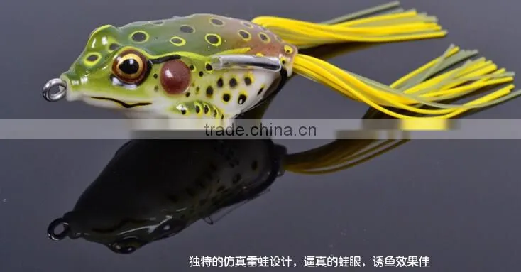 Model LYO3 Frog super soft Lures 55mm 14g floating fishing bait
