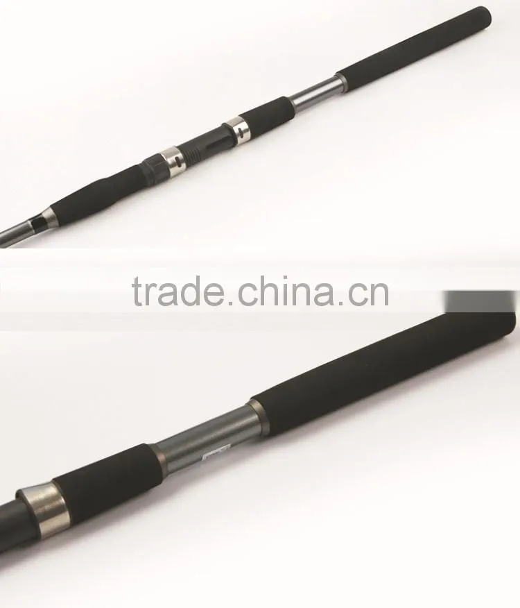 Carbon Fiber Lure Boat Spinning Fishing Rod with 3 Different Action Tips
