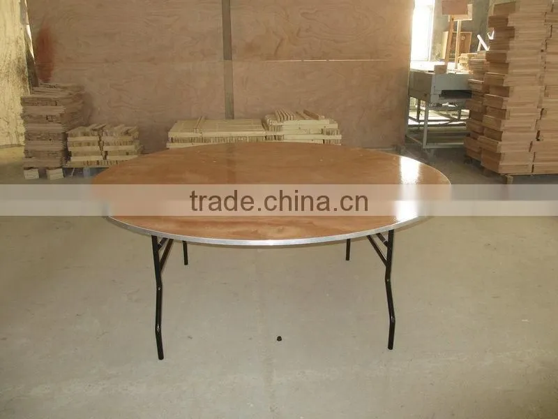 Used Modern Plywood Banquet Dia60" round folding table for sale