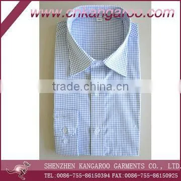 Mercerized Cotton high fashion mens non-iron wrinkle free cotton tailored dress shirts