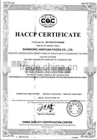 Chinese Pea Dietary Fiber Powder