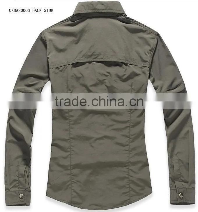 2017 Summer Fashion Designer Quick Drying and UV Resistant hiking Shirts Outdoor brand sports camping men's shirts