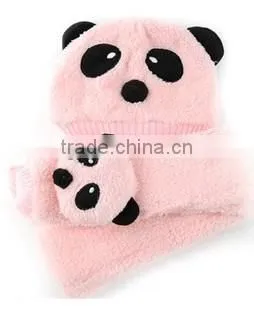 Animal hats with paws long scarf baby animal hat