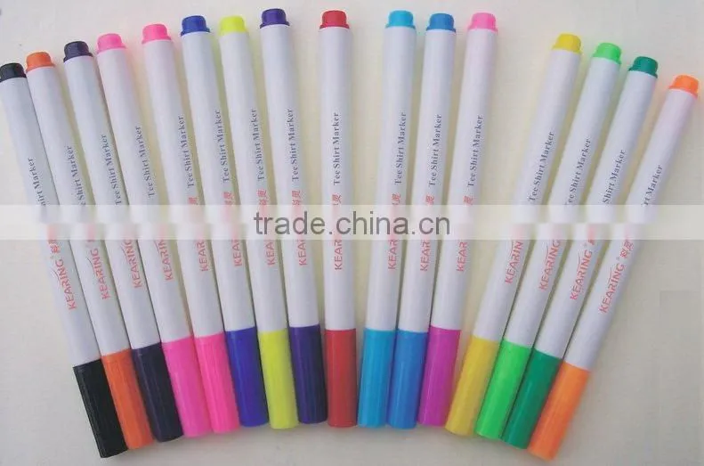kearing brand permanent fabric marker with many colors,FM10