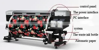 Competitive price High resolution F9280 dye inkjet digital textile printer sublimation machine