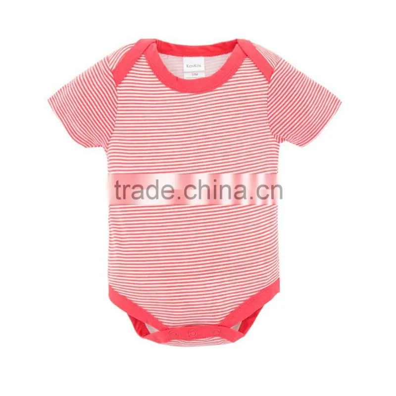 2017 Baby Clothes Stripe Design Cotton Baby Rompers From China Factore