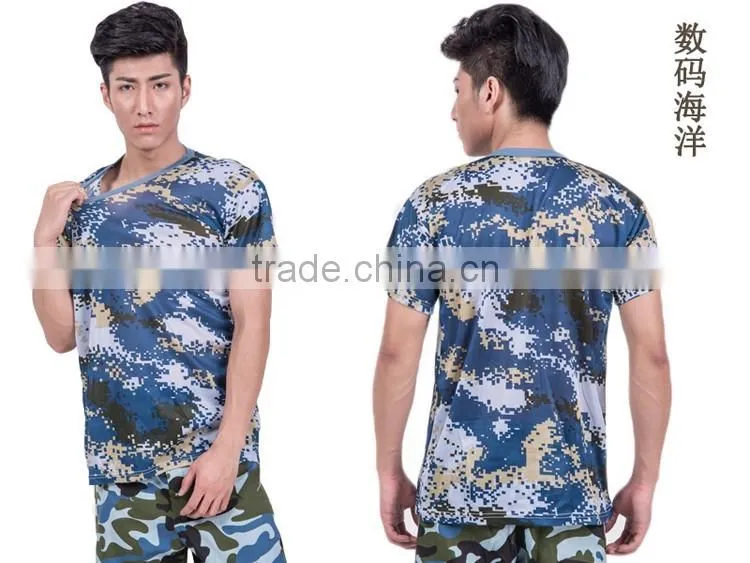 100% polyester t-shirt with all over sublimation wholesale, camouflage t-shirt wholesale