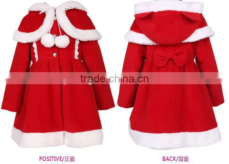 2016 Warm Design children girls winter clothes long coats