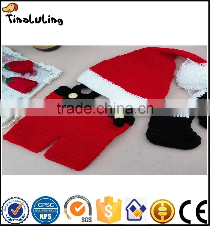 NPT84 Tinaluling woolen baby photography prop Christmas photo props for newborn