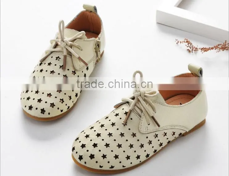 2016 Korea style shoes kids newest design children fashion genuine leather shoes