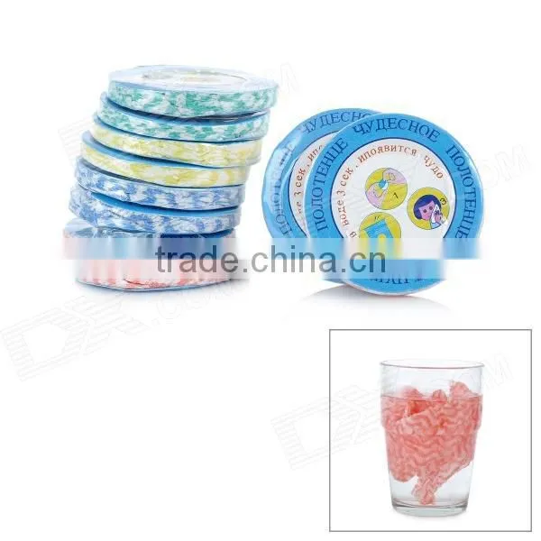 Custom 100% cotton compressed towels