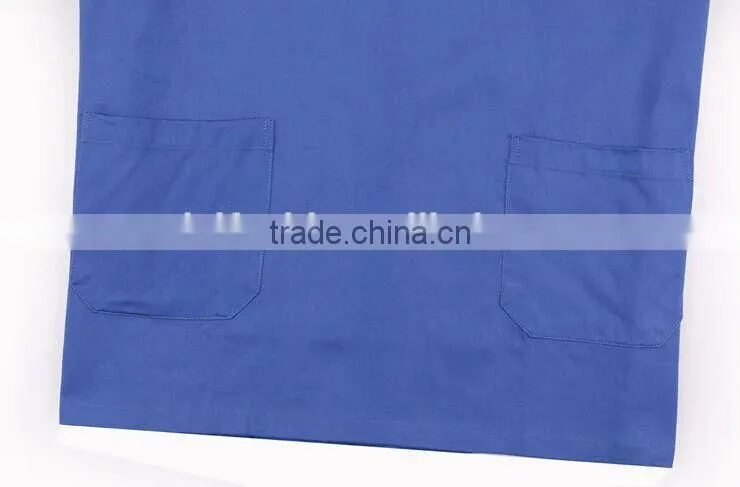 customize plain blank unisex doctor nurse hospital scrub/ medical uniform