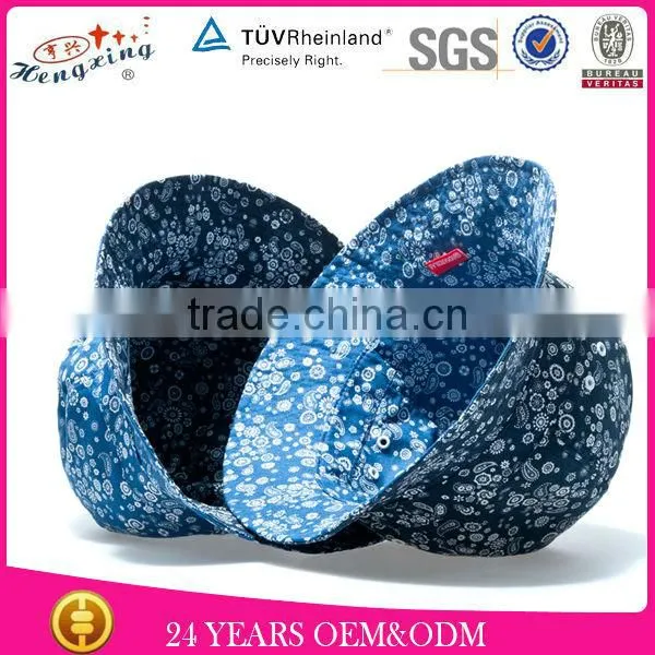 Custom Woven Label 100% Cotton Kids Plain Bucket Hat Wholesale