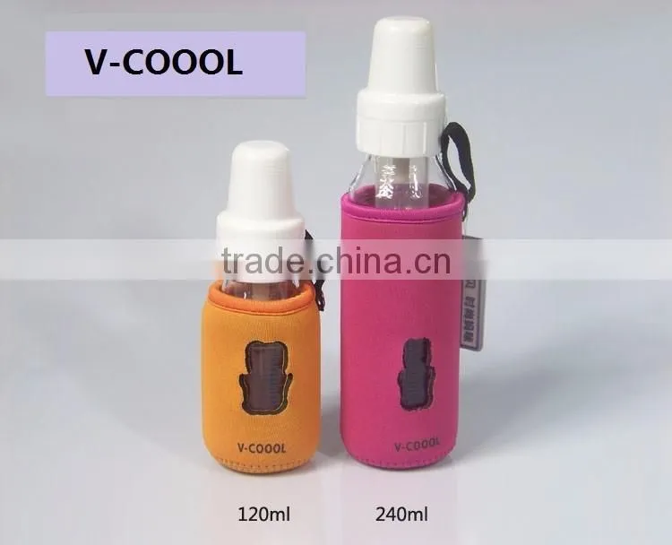 baby bottle cover/baby bottle holder/neoprene milk bottle holder