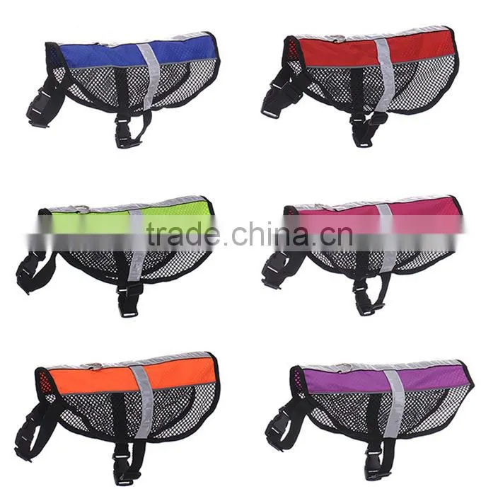R1951H High Quality Light Weight Breathable Grid Reflective Service Dog Harness Vest