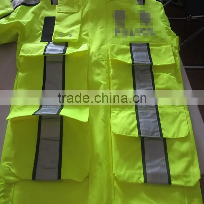 Field office waterproof reflective fashion vest with pocket