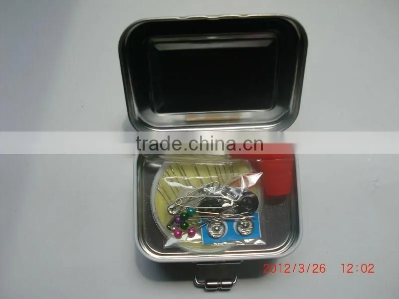 mini superior sewing tin box
