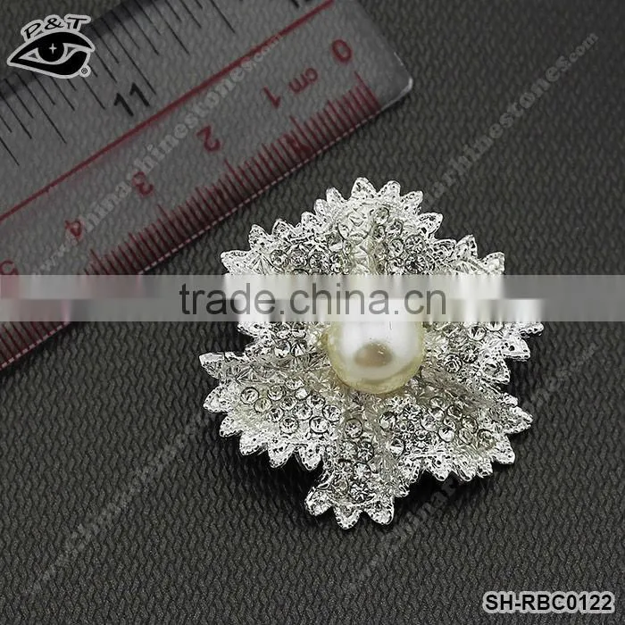 Rhinestone brooches for clothing rhinestone brooch for wedding invitation