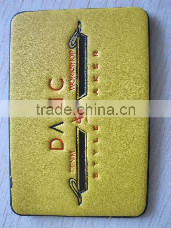 clothing brand jeans leather labels,printed clothing label