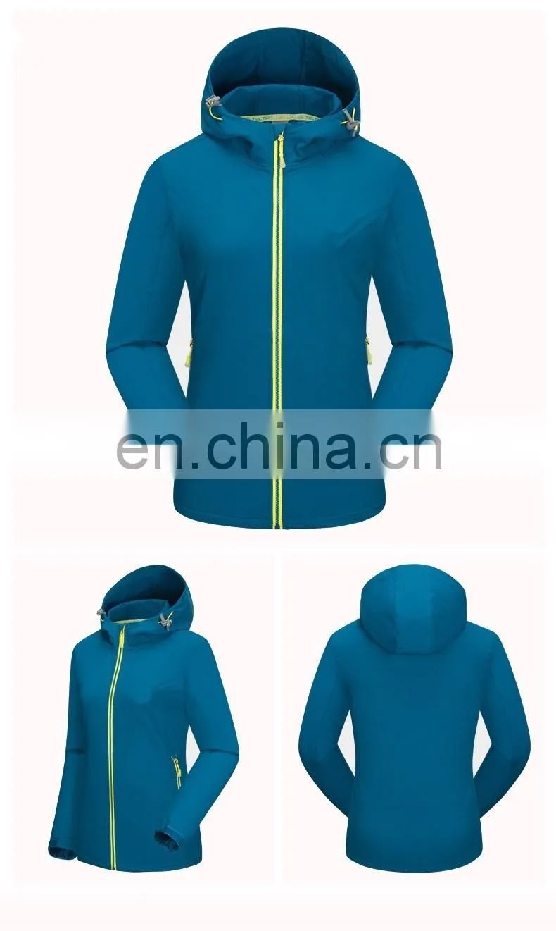 Hot sale economic plain waterproof windbreaker jacket
