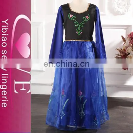 In stock/OEM girls skirt elsa anna dress