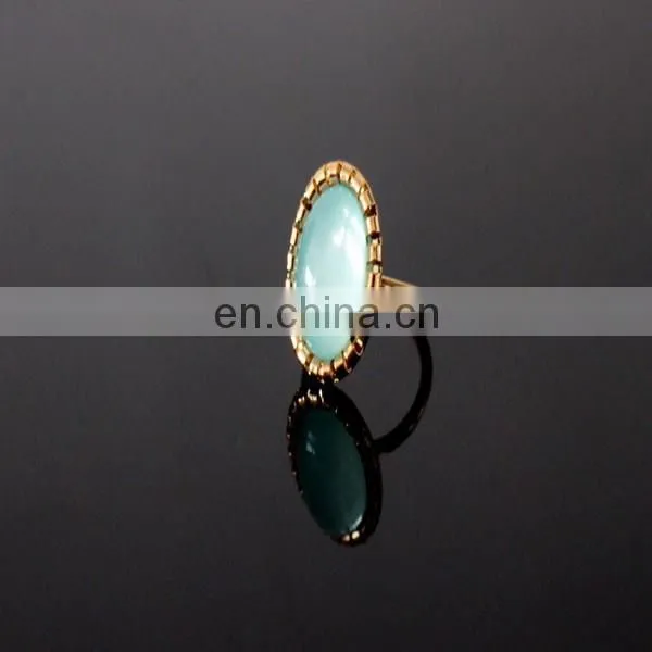 Fashion flower and pearl enamel knuckle ring set gift jewelry