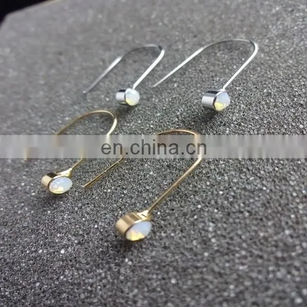 Asymmetry glass crystal pearl chandelier earrings bridesmaid earrings