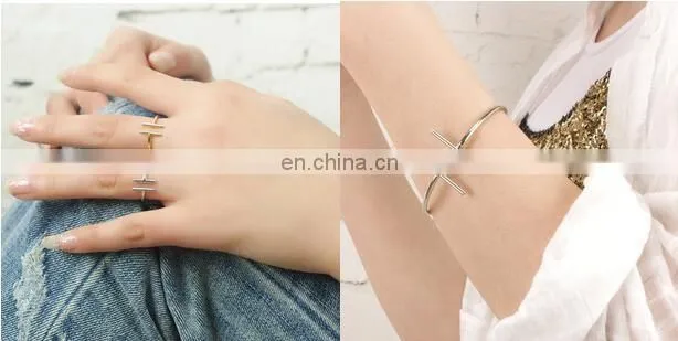 Fashion Top Of Finger Over The Midi Tip Finger Above The Knuckle Open Ring