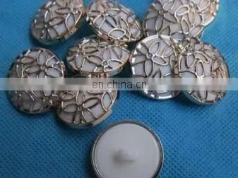 ELECTROPLATED WOMEN CLOTHES BUTTONS TWO SORTS OF BUTTON FASHION NET FLOWER BUTTON