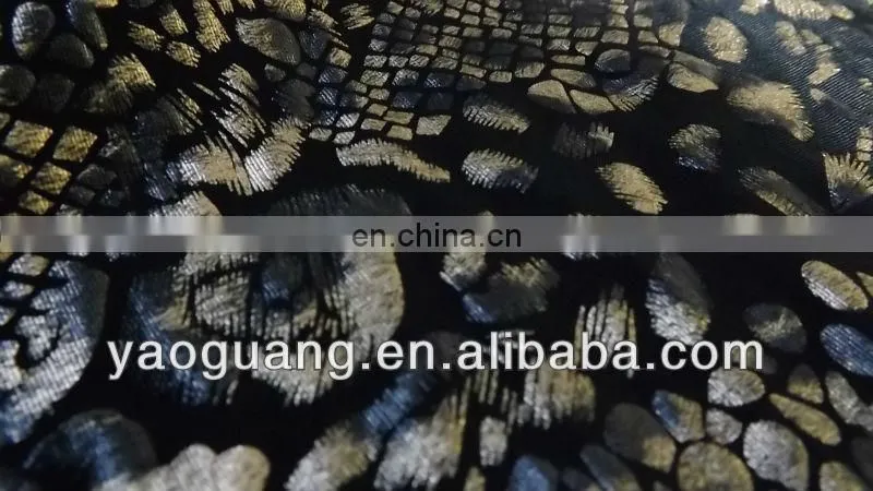 Lady dress print leopard fabric