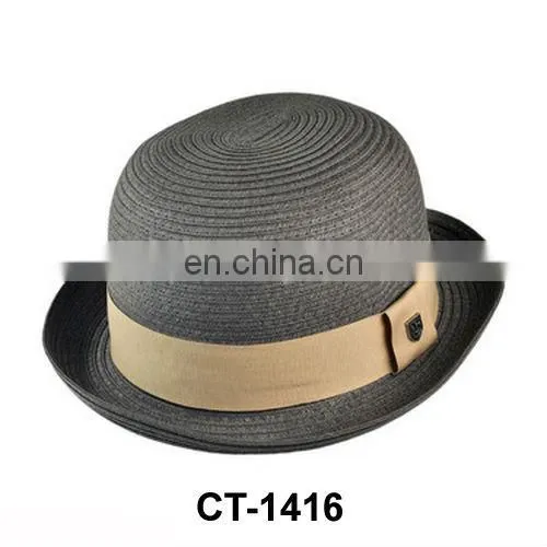 fashion design mens paper straw hat