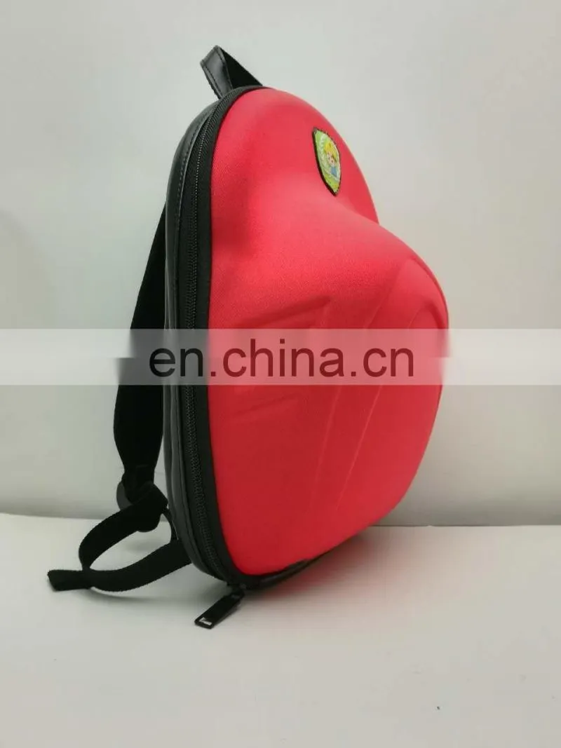 Cheap PU leather waterproof led light backpack with power bank