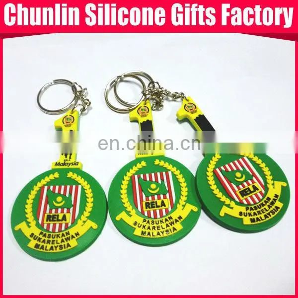 soft PVC Keychain with double sides