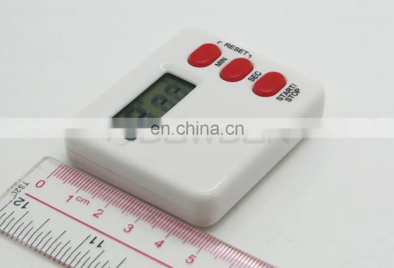 Mini Digital Kitchen Timer Cooking Timer Foldable Stand Magnetic Backing
