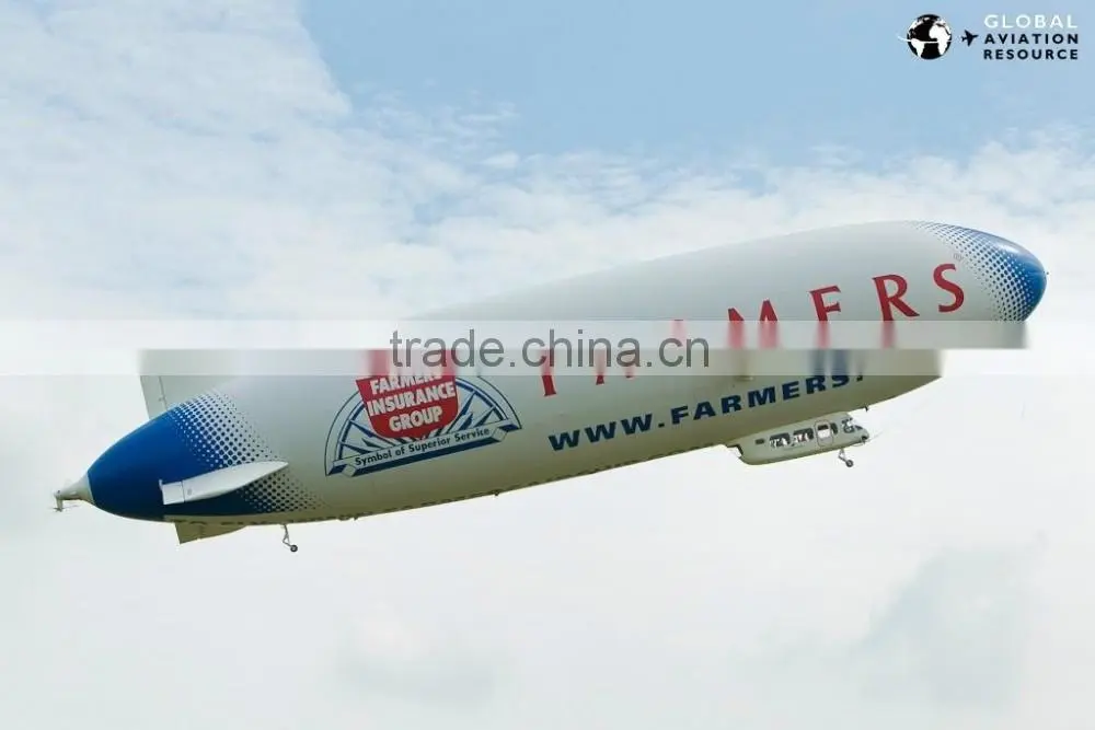 Advertising Flying ballon, inflatable zeppelin available print logo