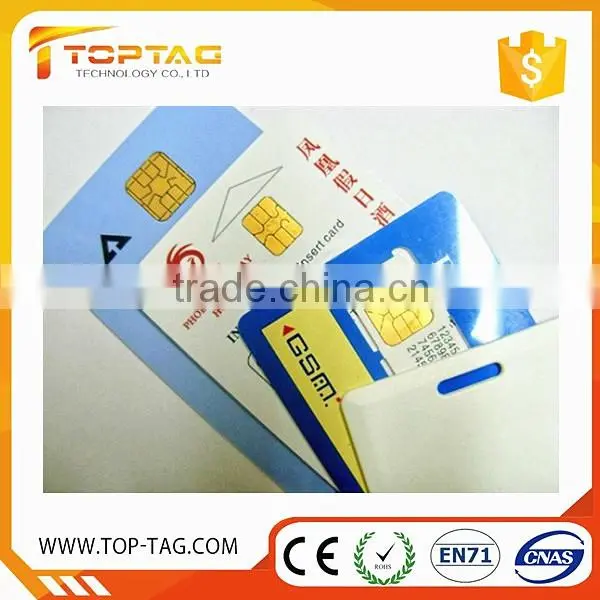 ISO7816 SLE4428 Contact IC Smart Card PVC/PET Customized Professional Printing Free Sample