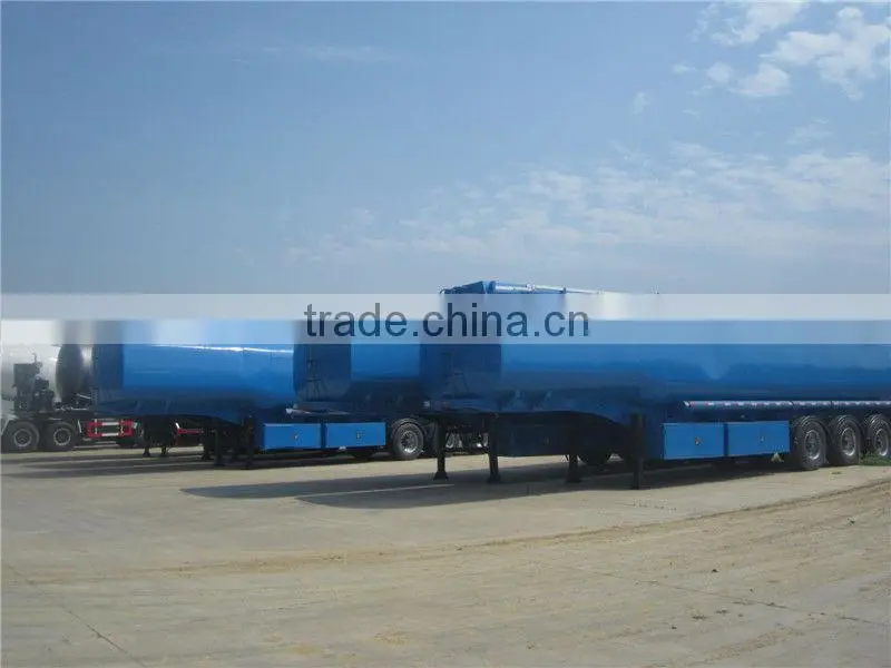 50000liter 3axles fuel tanker semi trailer