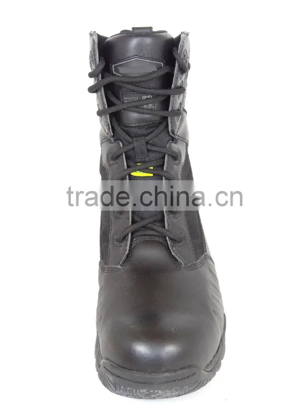Combat 8 inches Black Leather Tactical Men Military Boot