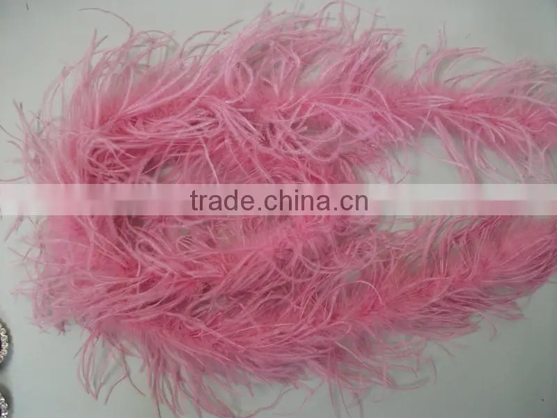 Wholesale Feather Dyed Ostrich Feather Boa For Decorate