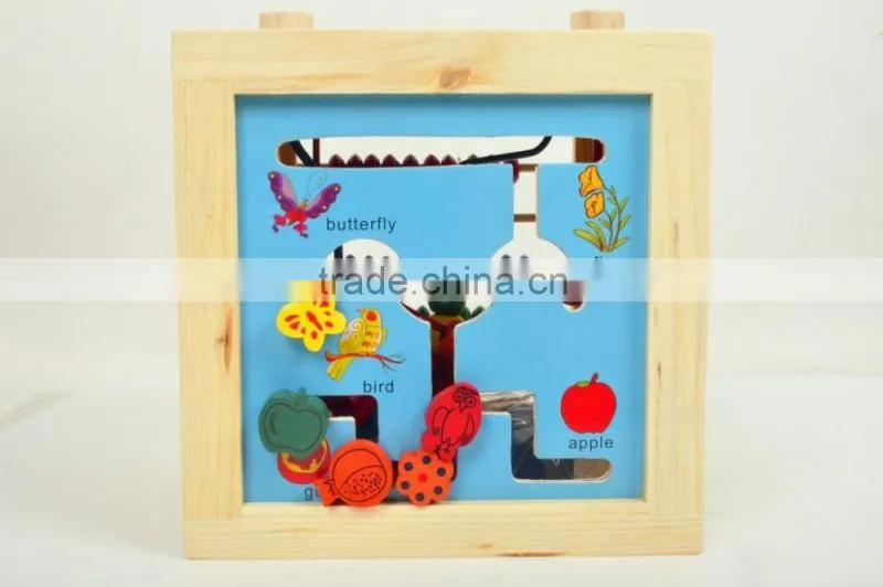 chinese kids games Intelligent Playing Cube Wooden educational toys for kids wholesale