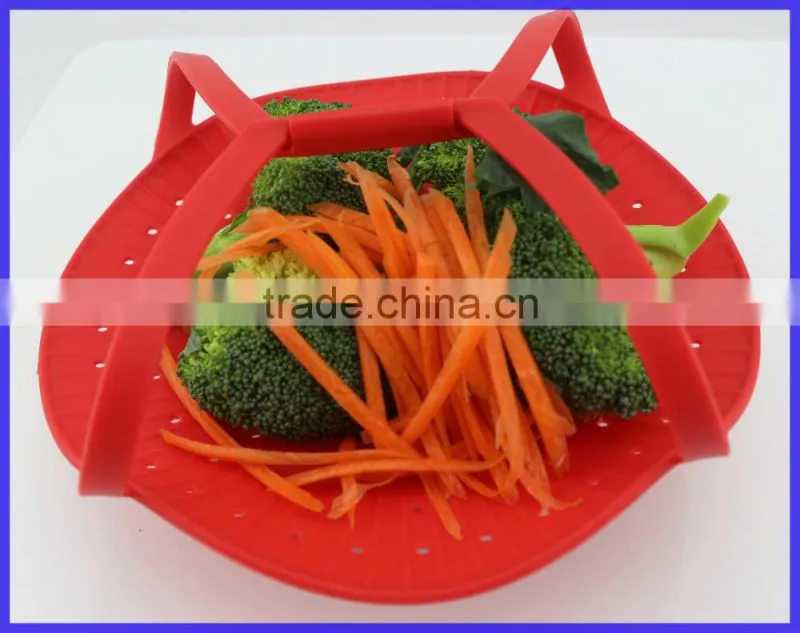 silicone Vegetable Steamer Basket Home Steamer
