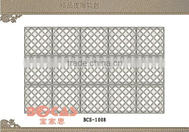 Interior Decoration Wall Panel Leather