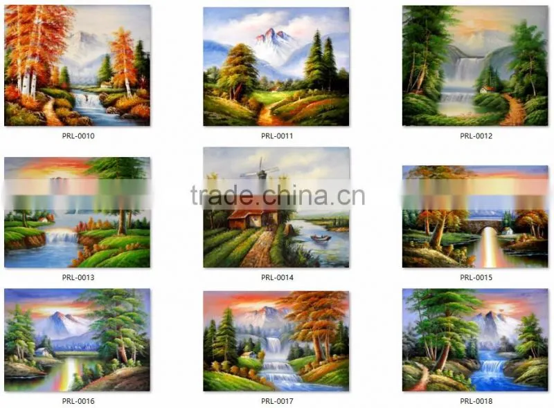 new arrival natural landscape giclee printing on art canvas