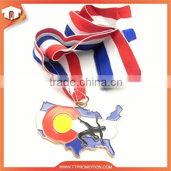 Custom design gymnastics plastic medal
