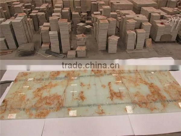 Polished Natural Light Green Onyx Stone