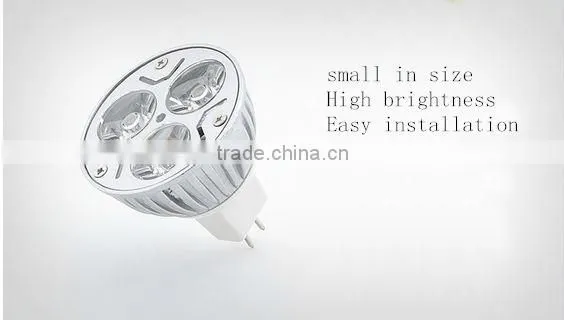 12 volt led spot lights 3w MR16