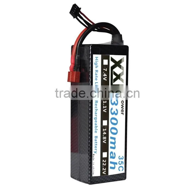 XXL 3S High rate lipo battery 3300mah 11.1V for rc car helicopter